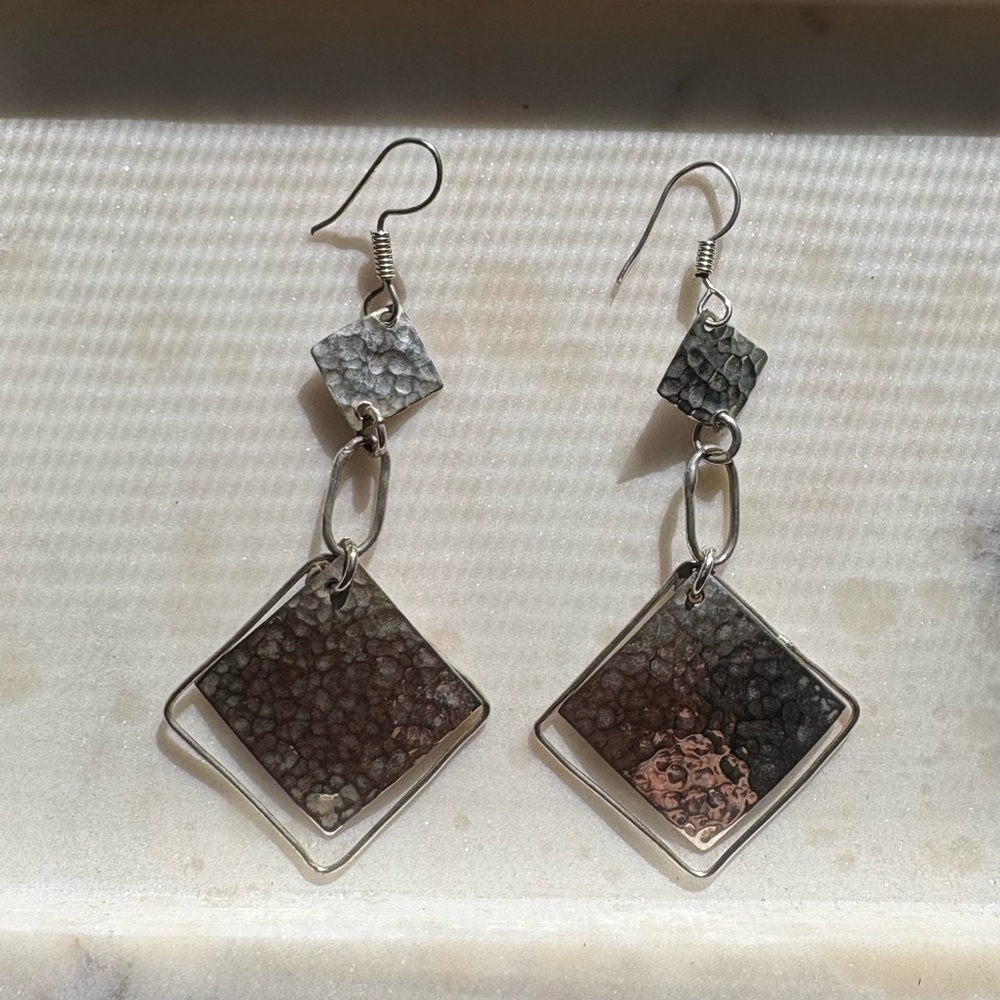 Silver Statement Earrings